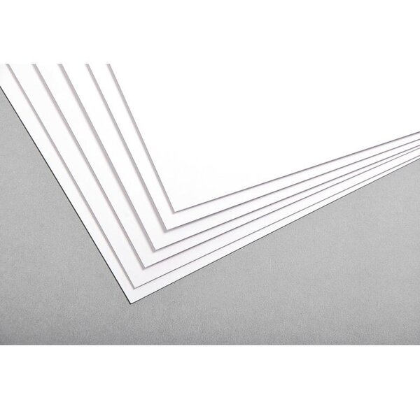 100 Feuilles bristol 300g 50x65 uni blanc CLAIREFONTAINE