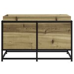 vidaXL Jardinière 80x40x50 cm bois de pin imprégné