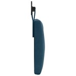 vidaXL Tête de lit suspendue Bleu Velours