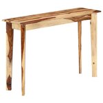 vidaXL Table console 110x35x76 cm Bois de Sesham solide