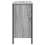 vidaXL Armoire lavabo de salle de bain sonoma gris 80x30x60 cm