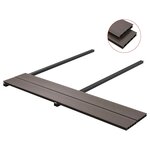vidaXL Planche de terrasse 30 Pièces Marron foncé WPC