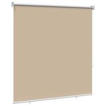 vidaXL Store enrouleur Protection UV Beige 100 x 230 cm Polyester
