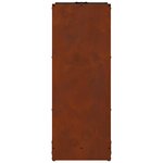 VidaXL Étagère à bois 40x30x80 cm acier résistant aux intempéries