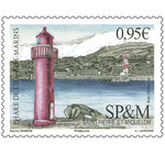 Timbre - Saint Pierre et Miquelon - Phare Ile aux Marins