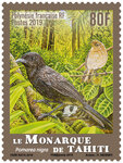 Timbre - Polynésie Française - Le Monarque