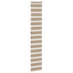 vidaXL Store zèbre marron sable largeur du tissu 45 9 cm polyester