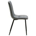 Chaise Salle à Manger Gris Design Moderne