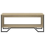 vidaXL Table basse chêne sonoma 100x51x40 cm bois d'ingénierie
