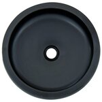 vidaXL Vasque à poser noir et bleu rond Φ41x14 cm céramique