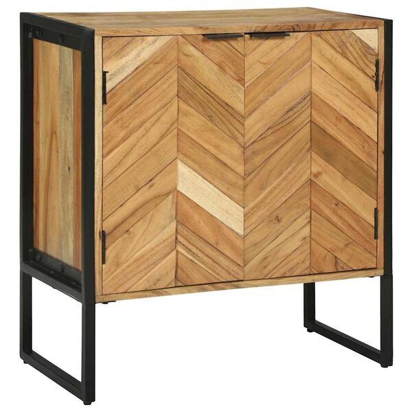 vidaXL Buffet Marron 70 x 35 x 75 cm Bois d'acacia massif