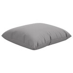 vidaXL Coussins de canapé lot de 4 gris 50x50 cm tissu