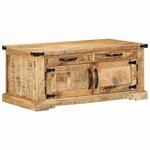 vidaXL Table basse Marron 90 x 50 x 40 cm Bois de manguier massif