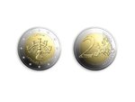 Rouleau de 25 pièces de monnaie de 2 euro commémorative Lettonie 2020 – Céramique du Latgale