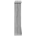 VidaXL Cadre de cheminée sonoma gris 75x20x87 5 cm bois d'ingénierie