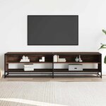 vidaXL Meuble TV chêne marron 180 5x40x46 cm bois d'ingénierie