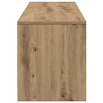 vidaXL Armoire TV avec LEDs avec tiroir Chêne artisan 140 x 34 x 40 cm
