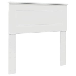 vidaXL Tête de lit Blanc Brillant 80 cm Bois d'ingénierie