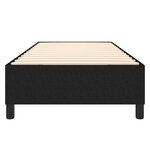 vidaXL Cadre de lit noir 80x200 cm tissu