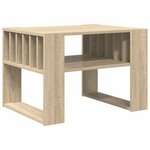 vidaXL Table basse Chêne Sonoma 66 x 49 5 x 45 cm Bois d'ingénierie
