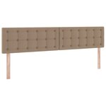 vidaXL Lit avec rangement et LED avec matelas Gris clair 200 x 200 cm