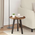 vidaXL Plateau de table Bois ancien 40 x 40 x 1.5 cm Bois d'ingénierie