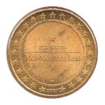 Mini médaille monnaie de paris 2007 - musée des plans-reliefs (fort saint-nicolas de marseille)