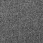 vidaXL Canapé-lit à 2 places avec deux oreillers gris clair tissu