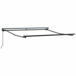 vidaXL Auvent Rétractable Anthracite 300x250 cm tissu