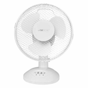 Clatronic ventilateur de bureau vl 3601 23 cm 30 w blanc