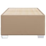 vidaXL Cadre de lit Cappuccino 80x200 cm Similicuir