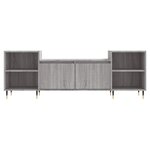 vidaXL Meuble TV Sonoma gris 160x35x55 cm Bois d'ingénierie