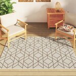 vidaXL Tapis intérieur extérieur à poils courts 120x180cm antidérapant