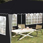 vidaXL Tente de fête pop-up 575 x 289 x 245 cm Anthracite