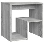 vidaXL Table de chevet Sonoma gris 40x30x40 cm Bois d'ingénierie