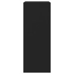 vidaXL Armoire à chaussures 2 tiroirs rabattables noir 60x42x108 cm