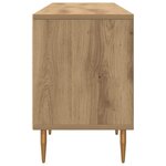 vidaXL Meuble TV chêne artisanal 150x30x44 5 cm bois d'ingénierie