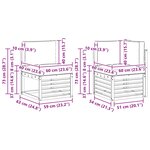 vidaXL Ensemble de canapés d'extérieur 7 pc Naturel et Crème Polyester