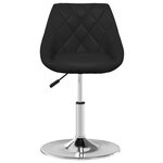 vidaXL Chaises à manger lot de 4 noir similicuir