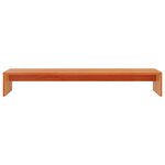vidaXL Support de moniteur marron miel 100x27x15 cm bois de pin solide