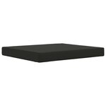 vidaXL Coussin de canapé d'extérieur 2 Pièces Noir Polyester