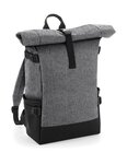 Sac à dos roll-top 22L - compartiment ordinateur - BG858 - gris merle