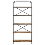 vidaXL Étagère Chêne fumé 80 x 30 x 183 cm Bois d'ingénierie