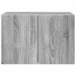 vidaXL Meuble TV mural Gris Sonoma 59 5 x 31 x 40 cm Bois d'ingénierie