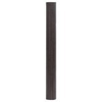 vidaXL Tapis rectangulaire marron foncé 60x500 cm bambou