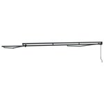 vidaXL Cadre de auvent Anthracite 4 5 × 3 m