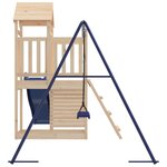 vidaXL Aire de jeux d'extérieur bois de pin massif