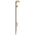 vidaXL Porte-manteau mural chêne artisanal 84 x 10 x 80 cm