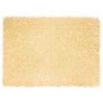 vidaXL Tapis en Peau de Mouton Synthétique Crème 200 x 140 cm