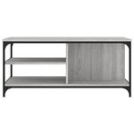 vidaXL Table basse Sonoma gris 100x50x45 cm Bois d'ingénierie
